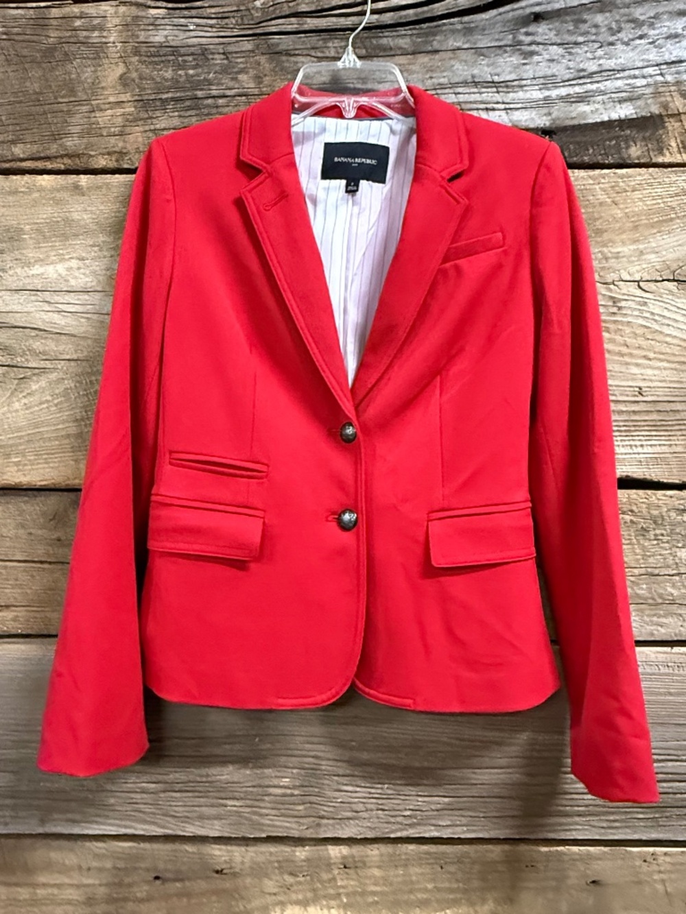 Banana Republic Blazer, Red, Size 2